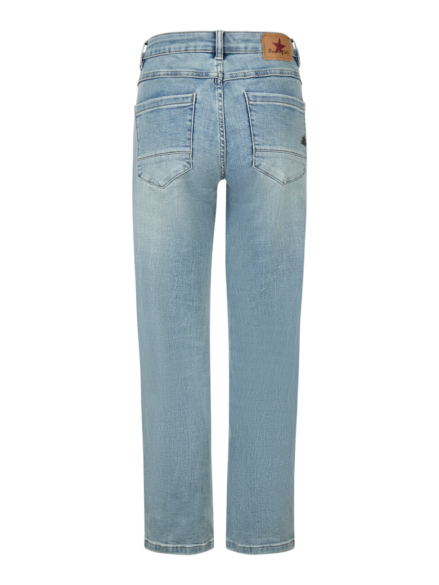 Buena Vista Stoffhose blau, Casual, Baumwolle, Unifarben, Straight Leg