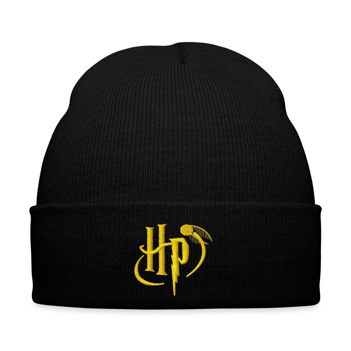 Beanie Harry Potter kleines Logo Stick Bestickte Wintermütze