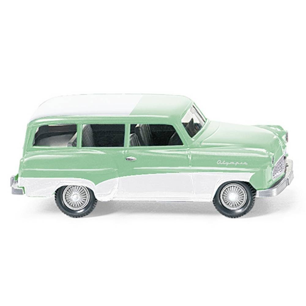Modelleisenbahn-Straße H0 Opel Caravan 1956, mi Dach