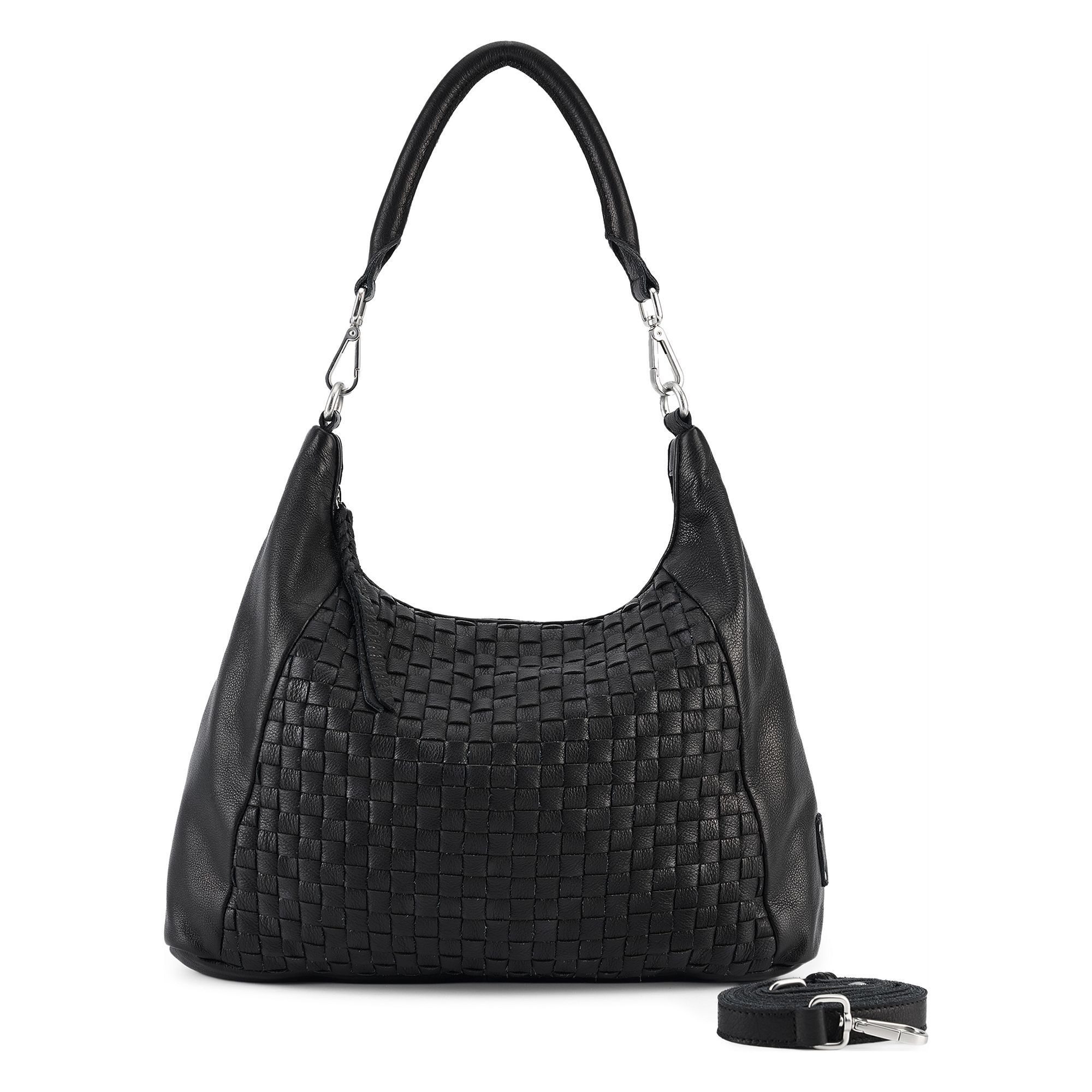 FREDsBRUDER Schultertasche Calm Weave, Leder