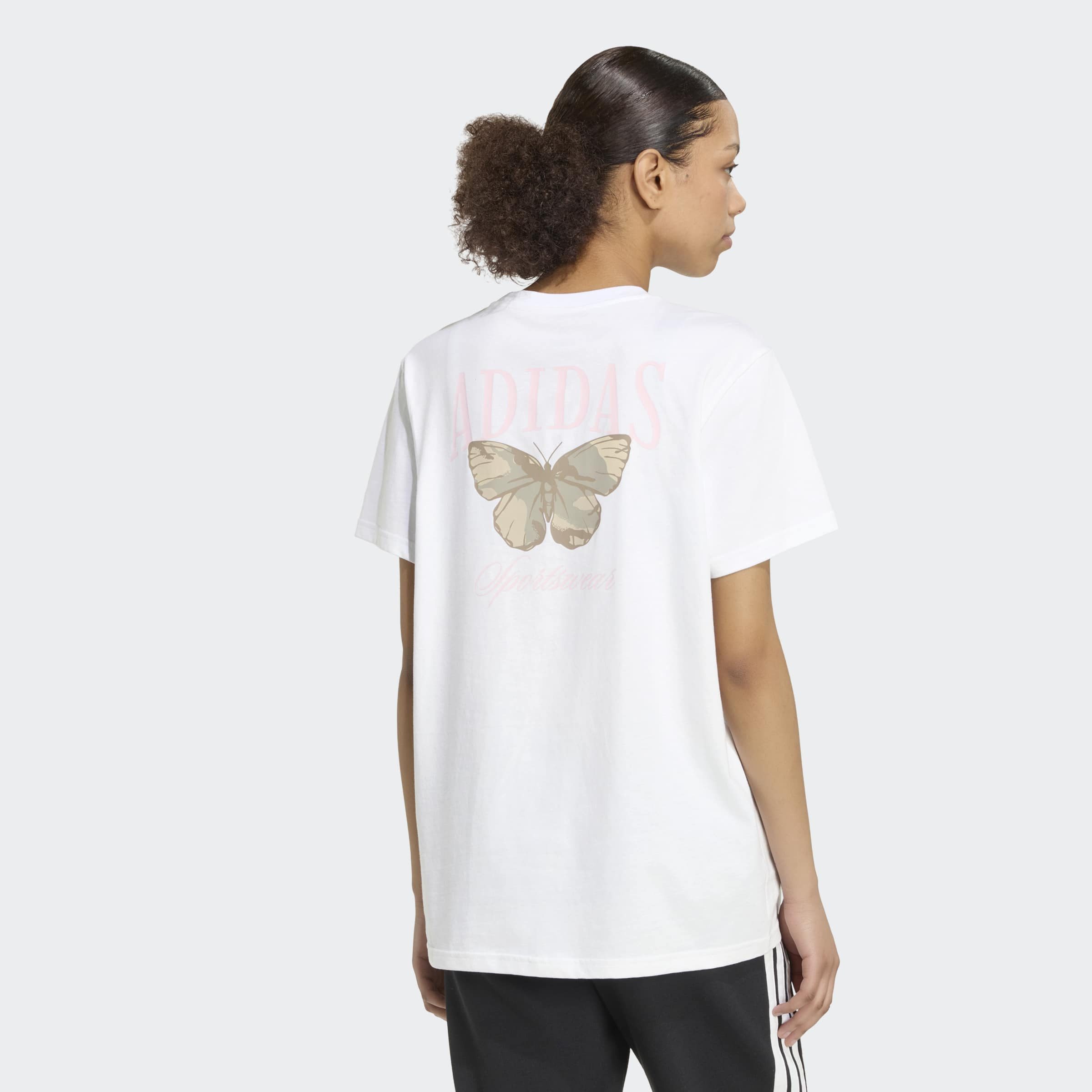 adidas Sportswear T-Shirt CAMO L T mit sportlichem Stil, ohne Verschluss, aus Baumwolle