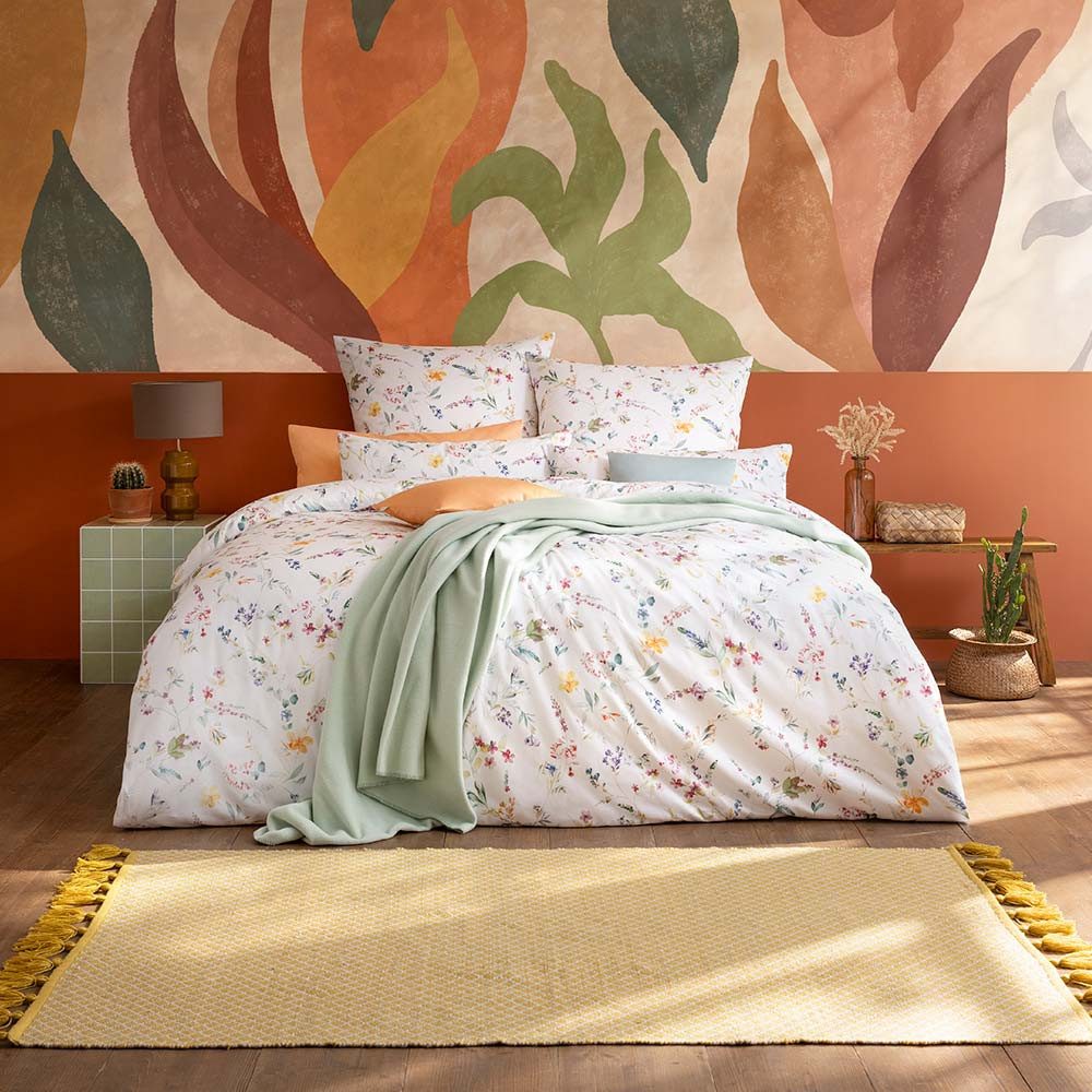 Estella Bettwäsche Karin, Mako-Satin, 3 teilig, Mako-Satin, 100% Baumwolle