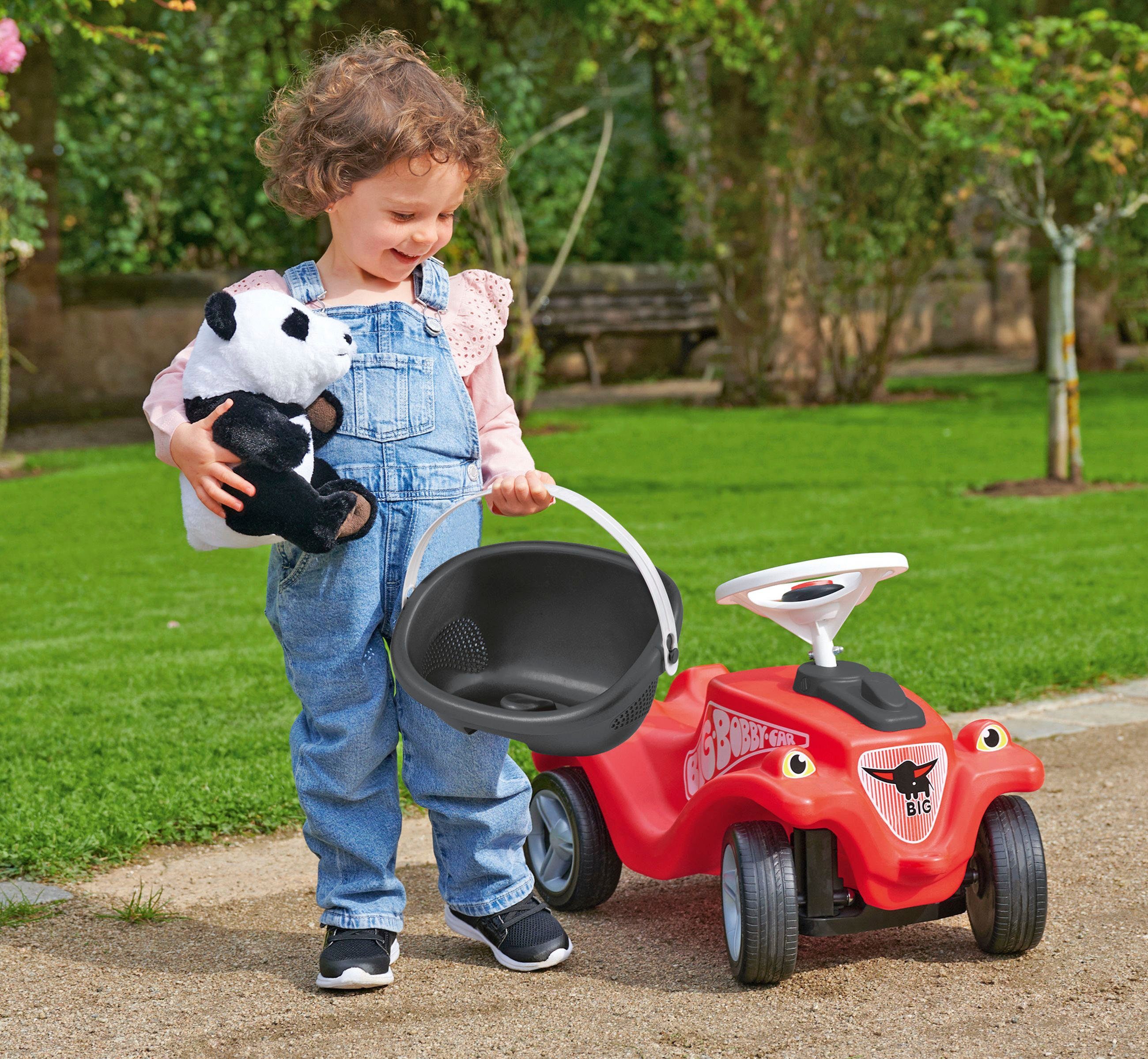 BIG Kinderfahrzeug-Anhänger BIG Bobby Car Gepäckkorb, Made in Germany
