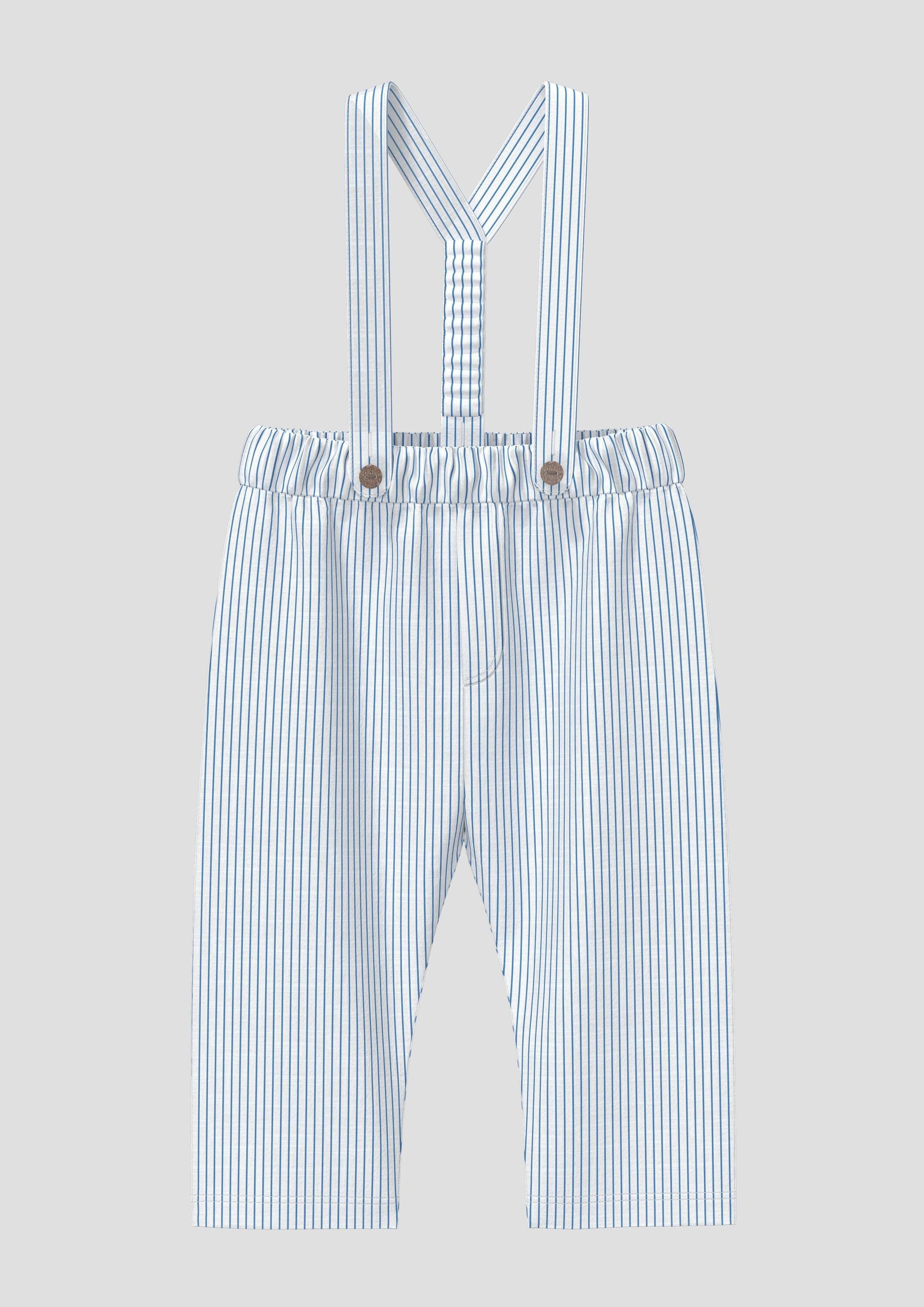 s.Oliver Chinos Hose Loose-Fit-Hose in Leinenoptik mit abnehmbaren Hosenträgern