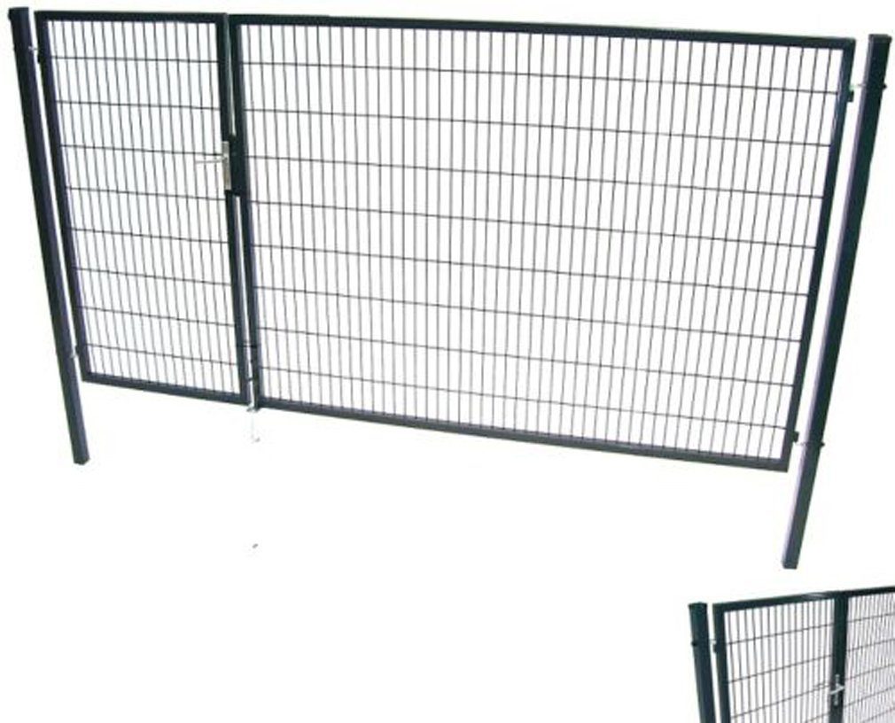 Apex Garagentor Gartentor Tor Doppelflügeltor 180x350 cm Doppelflügel Einfahrtstor