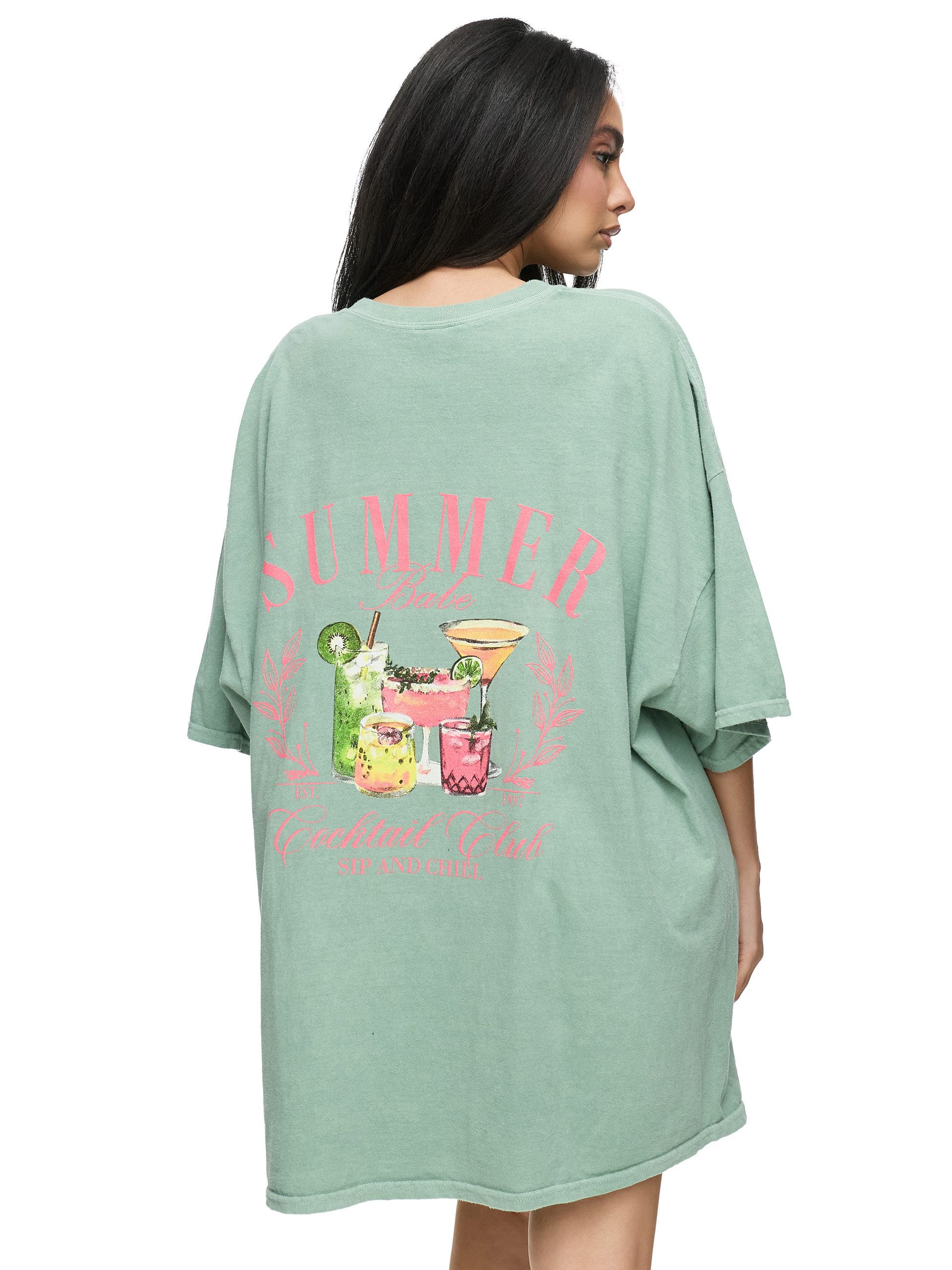 Worldclassca T-Shirt Worldclassca Oversized Print SUMMER günstig online kaufen