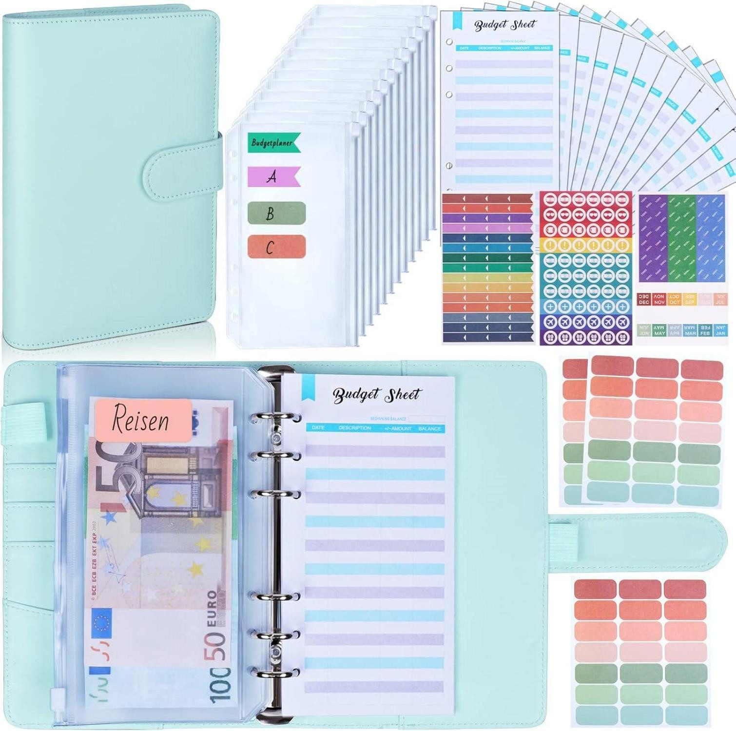 Notizbuch Budget Planner A6 Binder Bugetplaner Sparbuch Geld Organizer
