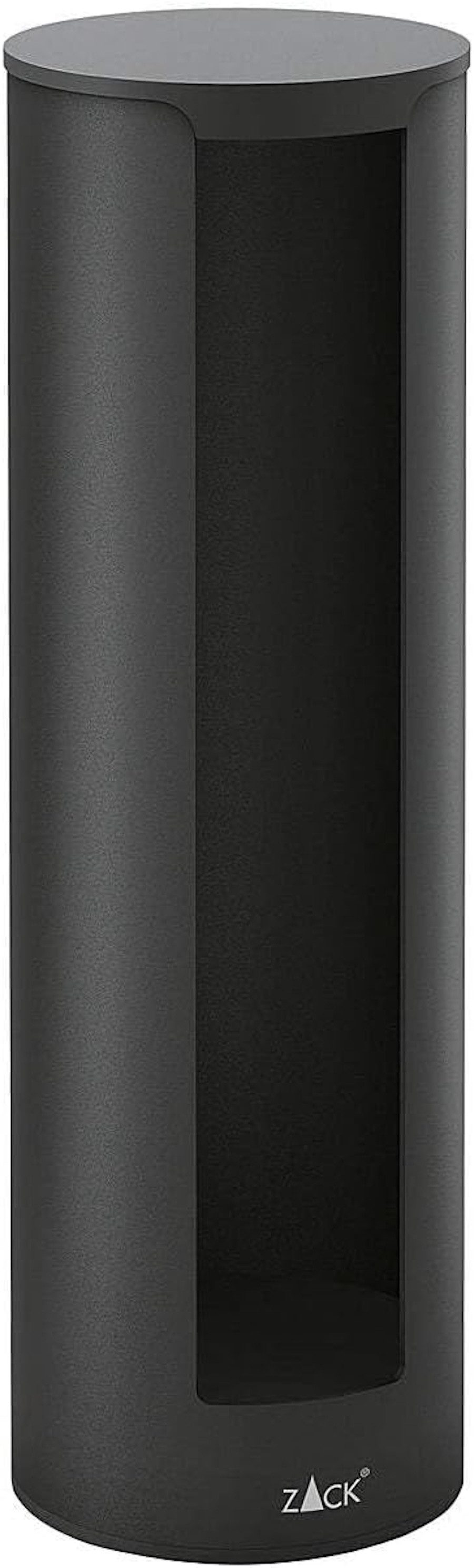 Zack Wattepadspender Zack OLOMO Wattepadspender aus Edelstahl, schwarz