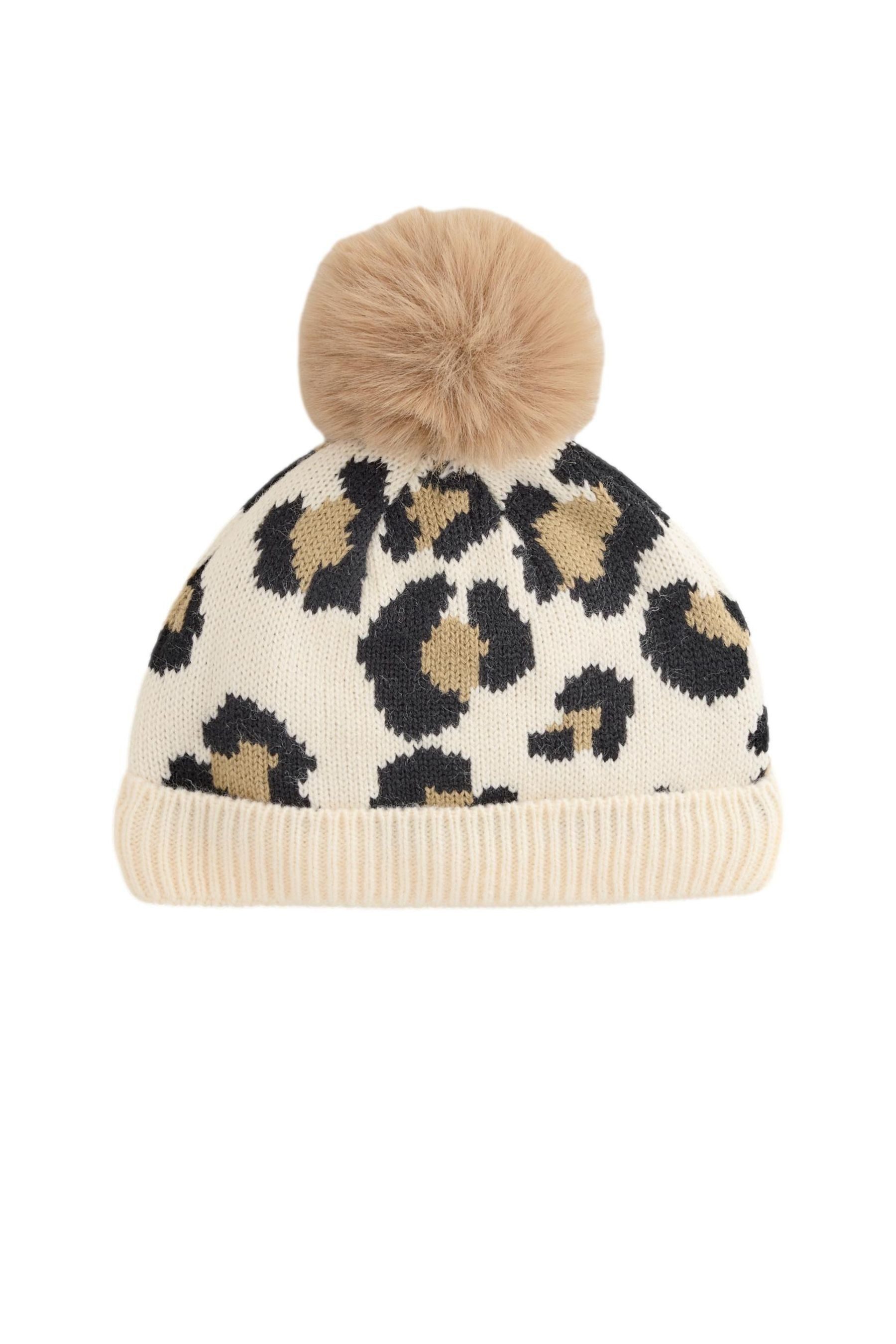 Strickmütze Baby-Strickmütze mit Bommel