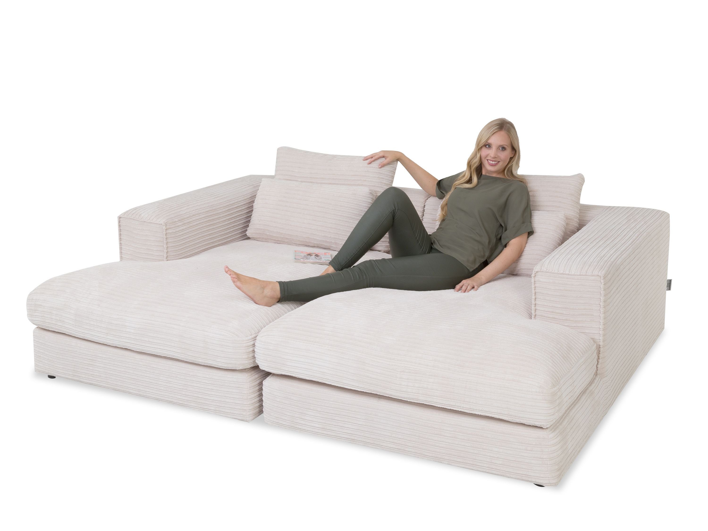 SANSIBAR Living Sofa Megasofa SANSIBAR NORDENHAM BHT 226x84x176 cm beige Bi günstig online kaufen