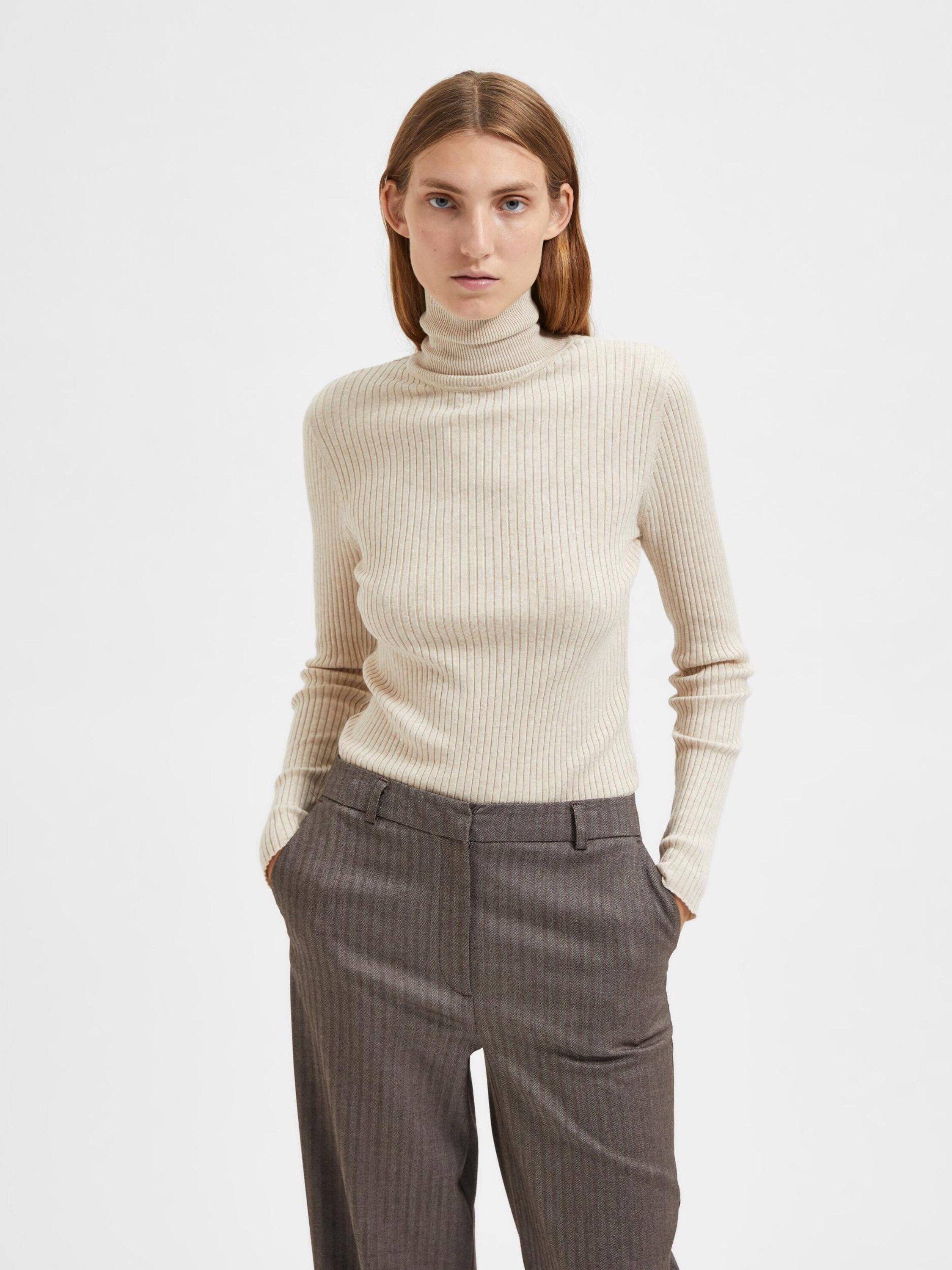 SELECTED Lydia Plain/ohne FEMME (1-tlg) Details Strickpullover