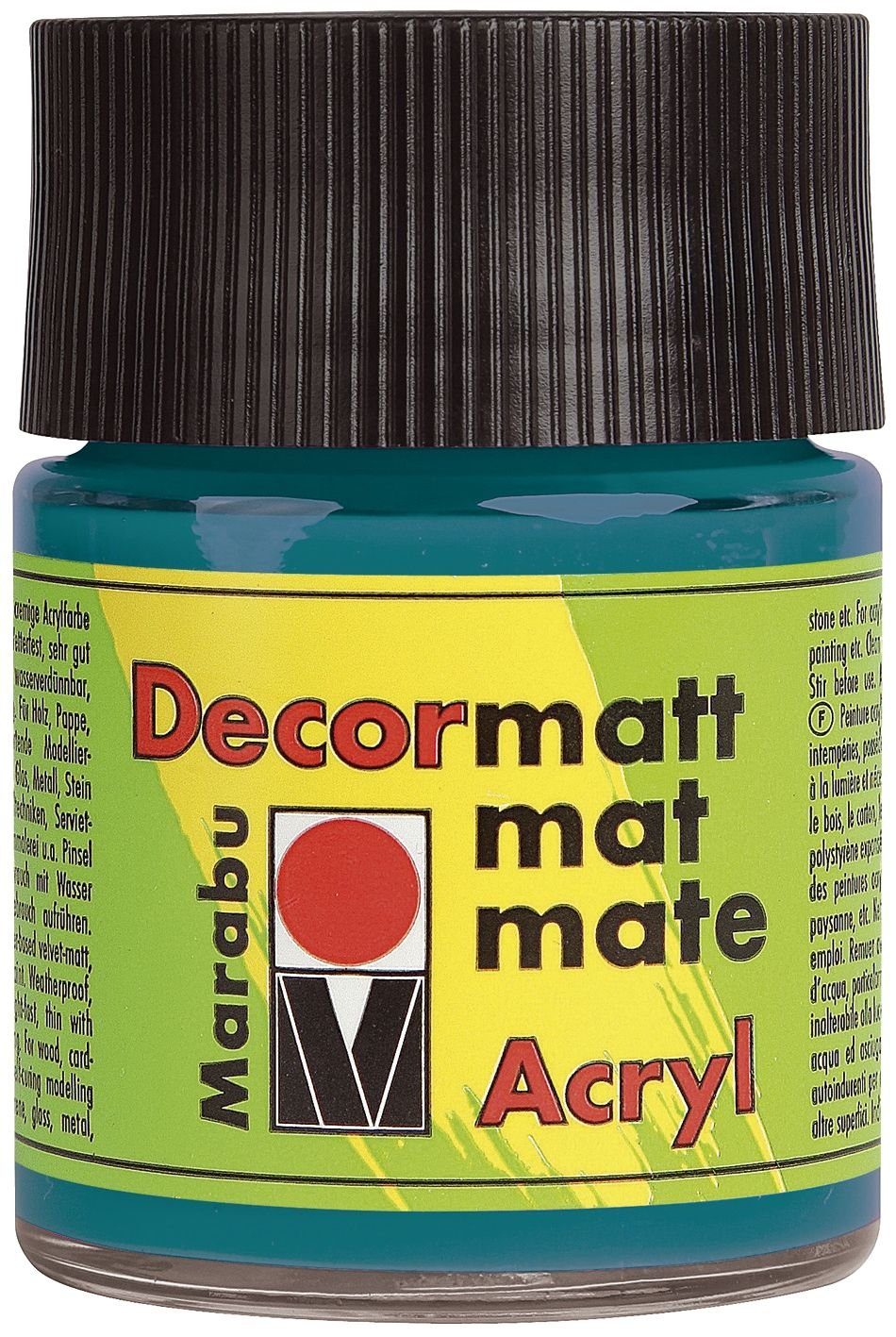 Marabu Kugelschreiber Decormatt Acryl - Türkis 290, 50 ml