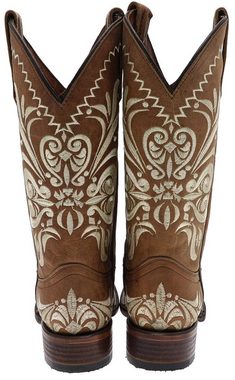 Corral Boots L5409 Braun Cowboystiefel Rahmengenähte Damen Westernstiefel