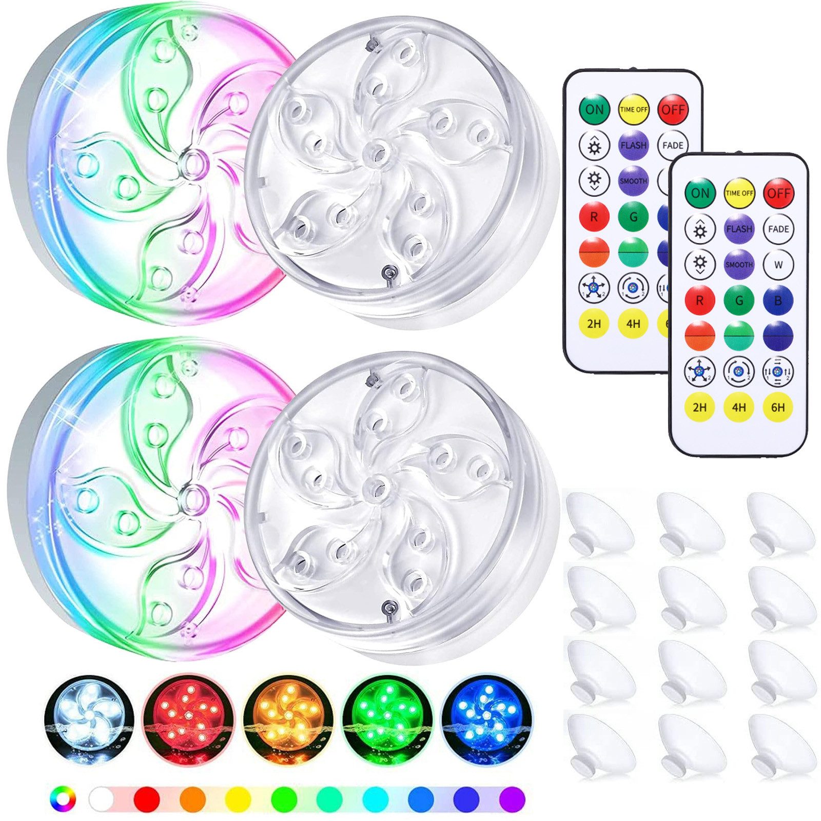 BlingBin Pool-Lampe Farbwechsel Poolbeleuchtung, Unterwasser LED günstig online kaufen