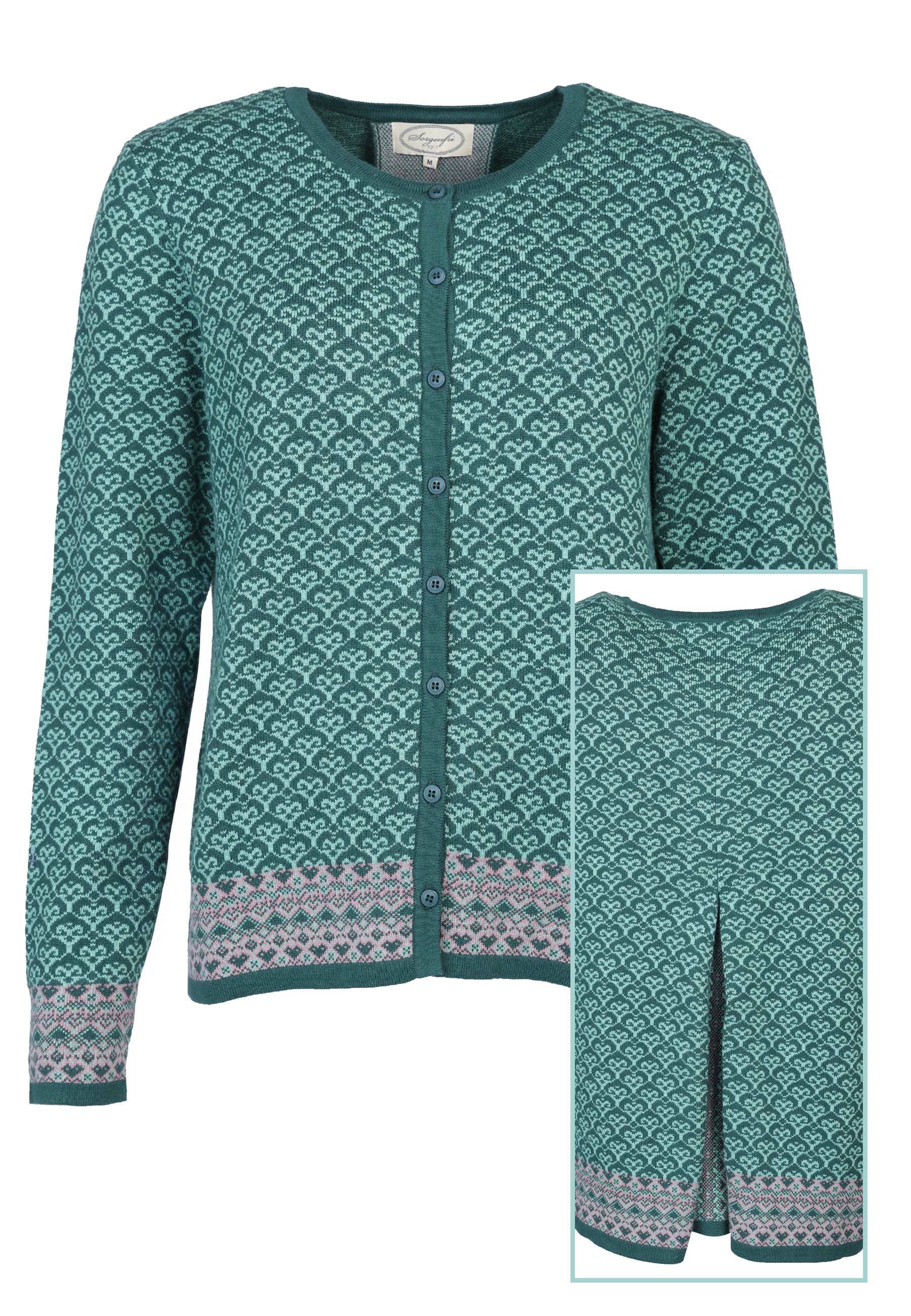 Sorgenfri Sylt Strickjacke Kadir Nordic Kellerfalte am Rücken günstig online kaufen