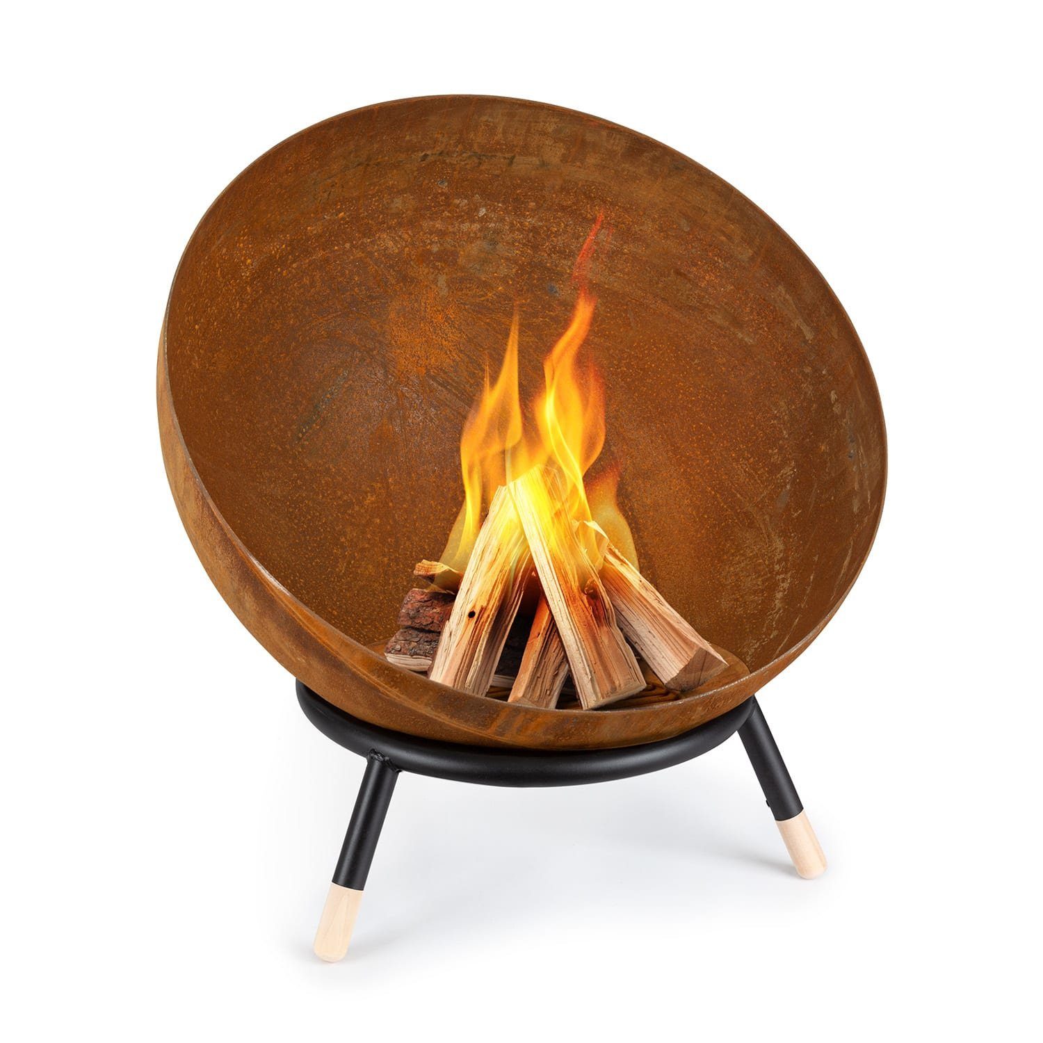 blumfeldt Feuerschale »Fireball Rust Feuerschale 60 cm Ø kippbare Rost