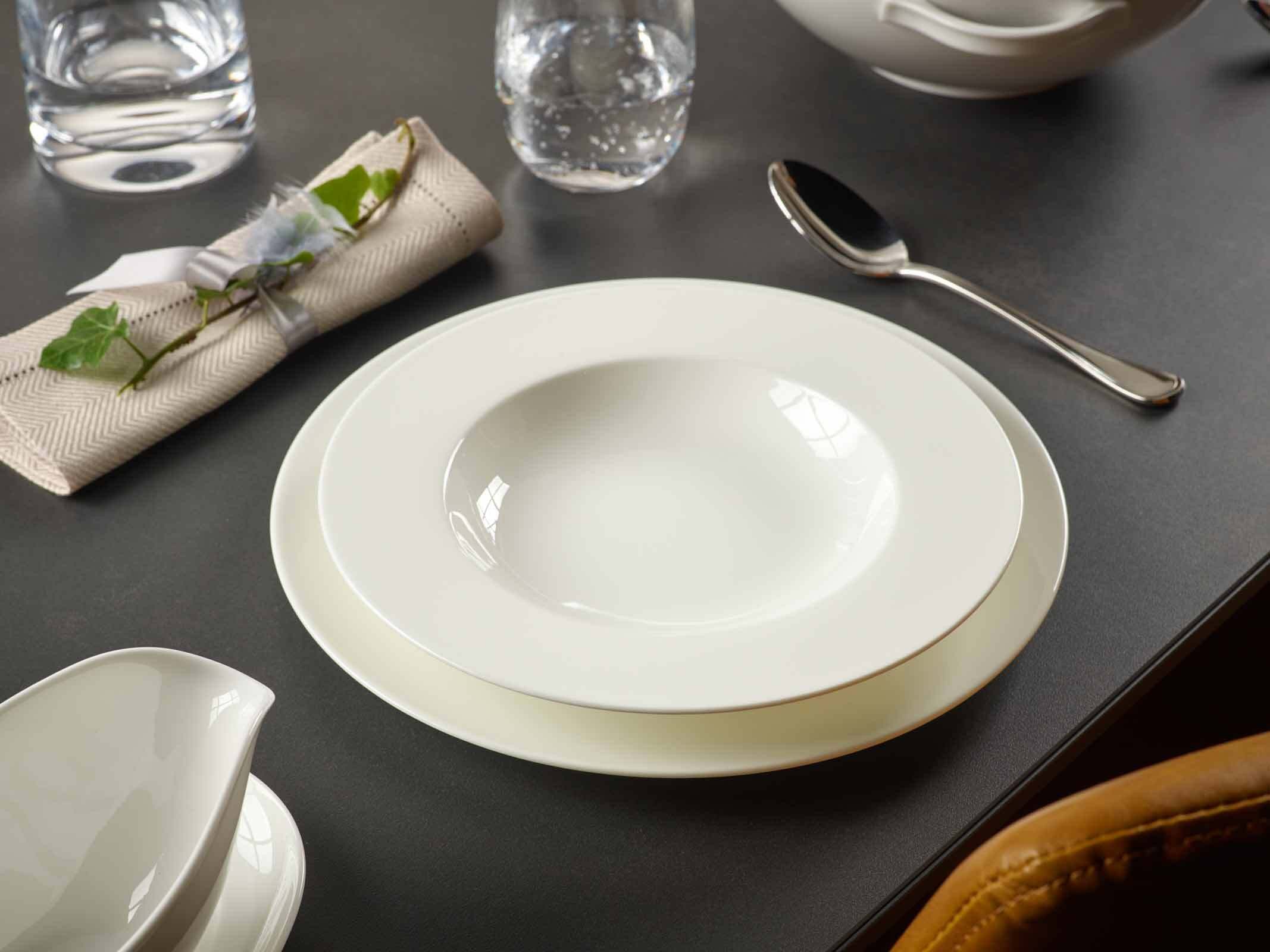Villeroy & Boch Tasse Anmut Kombiservice 30 tlg. 30er Set, 30-tlg., Porzellan