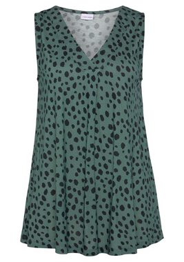 LASCANA Tanktop mit Alloverprint, elegantes Blusentop