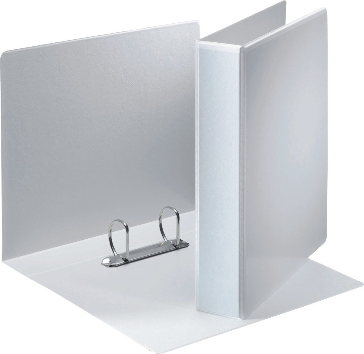 Präsentationsordner Präsentationsringbuch A4 2 Ringe 40mm weiß (10 Stück)