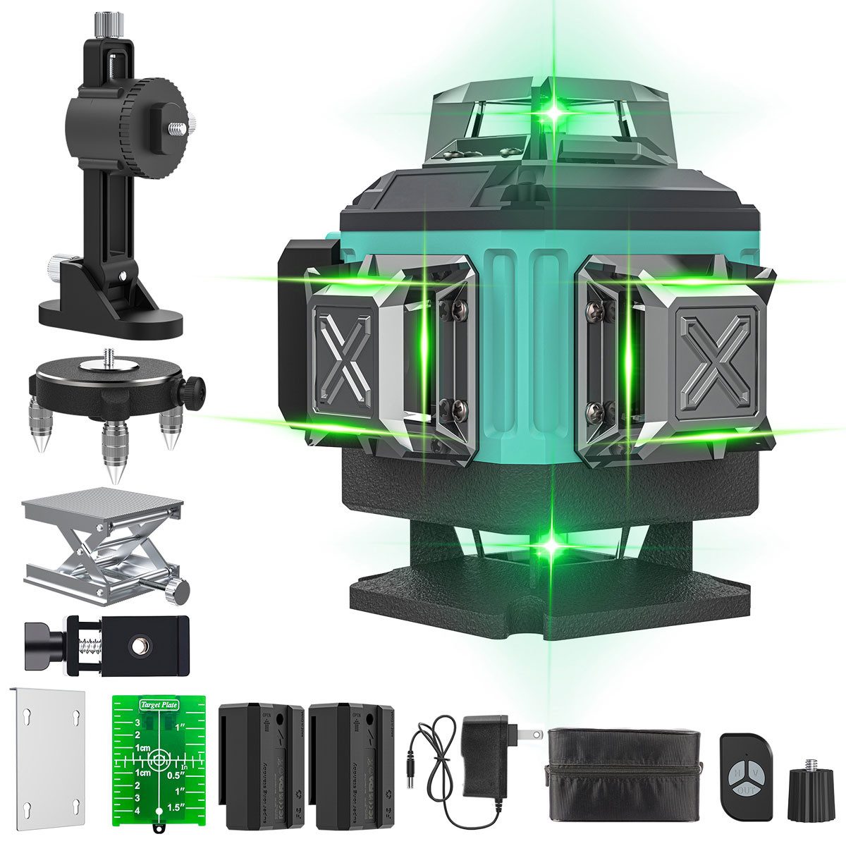 AeroAxis Laserwasserwaage Profi Kreuzlinienlaser grün 4×360° 16Linien, Selb günstig online kaufen