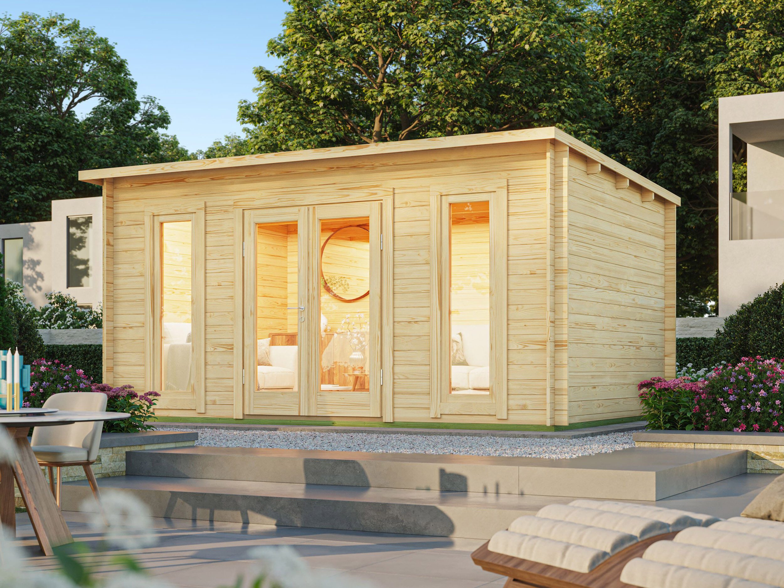 Fjordholz Gartenhaus Mali 28 C