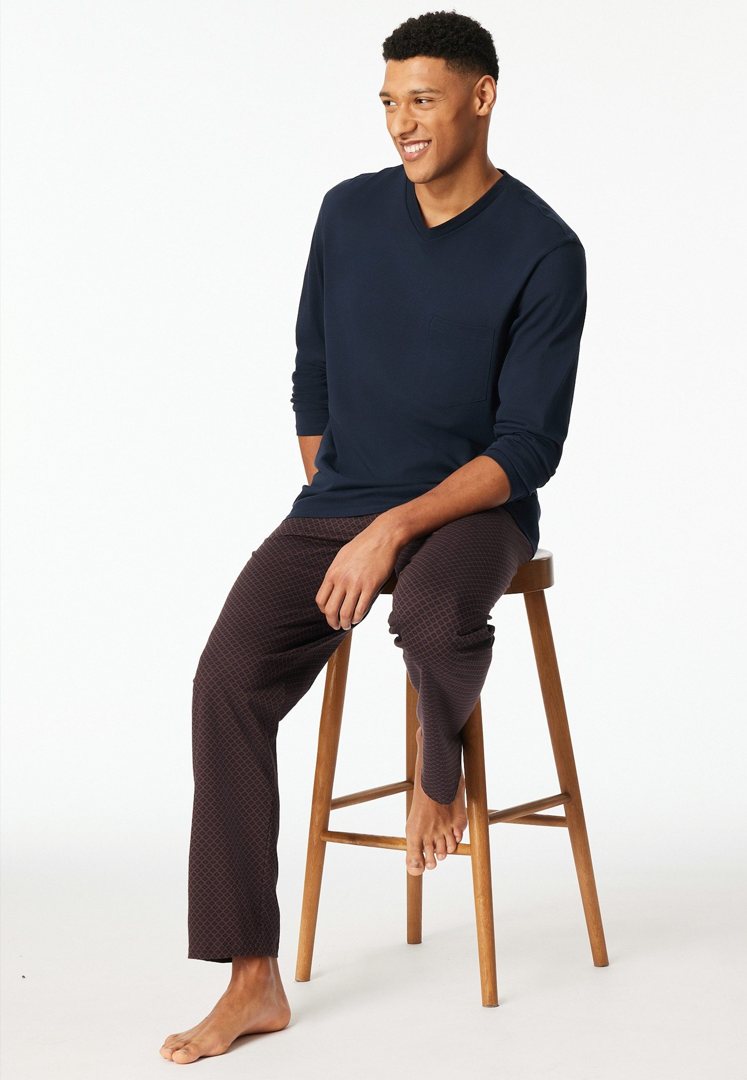 Schiesser Schlafanzug Comfort Essentials (2 tlg) günstig online kaufen