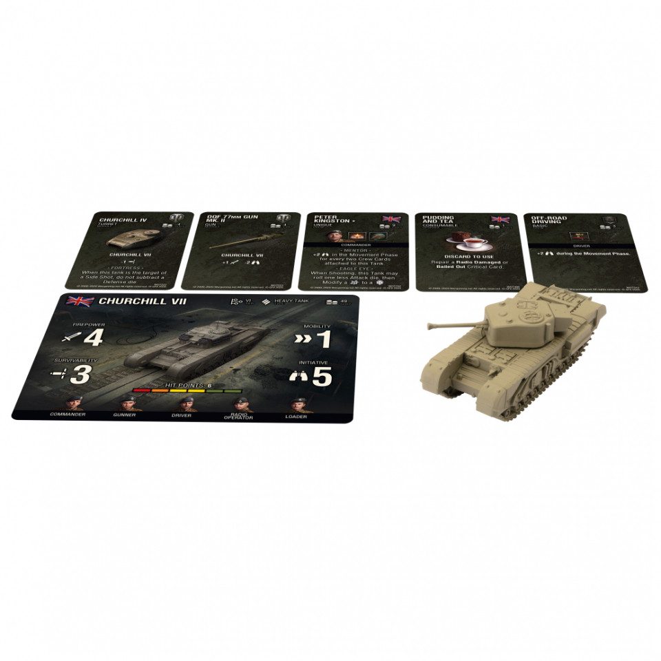 Galeforce Nine Spiel, World of Tanks - Wave 5 Tank - British (Churchill VII) - englisch