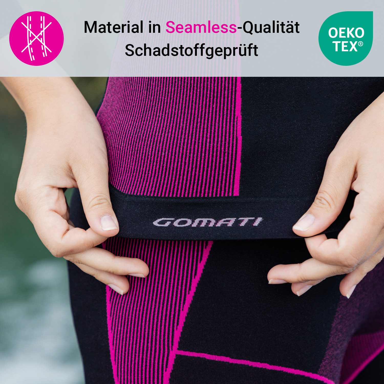 Gomati Funktionsunterhemd Damen Ski-Thermo Unterhemd - seamless & schnelltrocknend – Bild 4 von 4