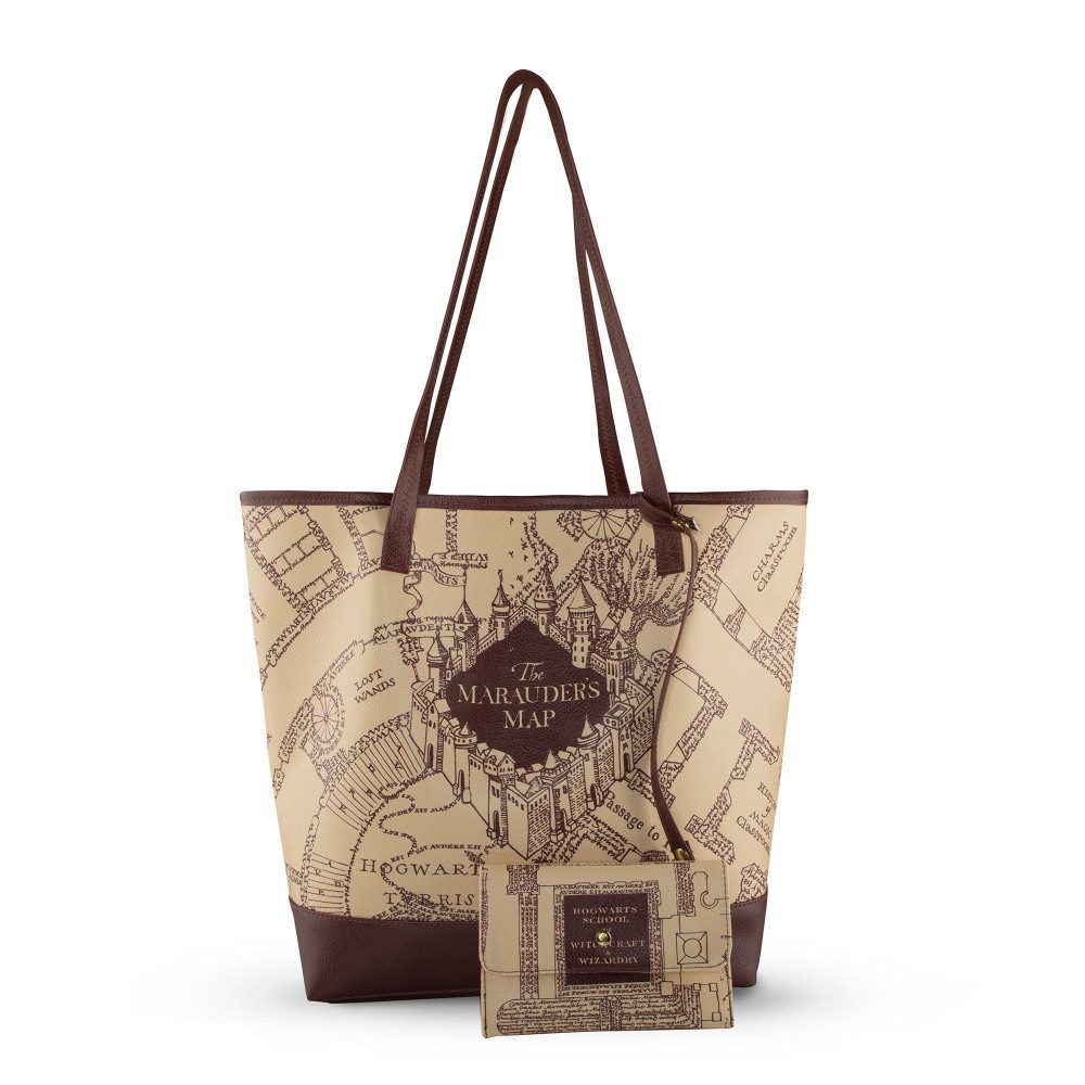 Cinereplicas Tragetasche Harry Potter Tragetasche & Geldbeutel Marauder's Map