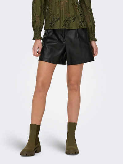 ONLY Shorts ONLAMILIA HW FAUX LEATHER SHORTS PNT