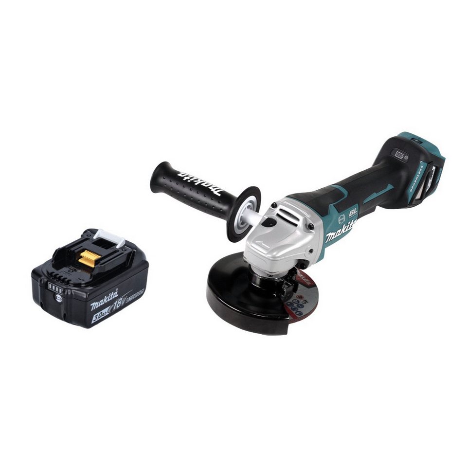 Thumbnail - Makita Winkelschleifer DGA 517 F1 Akku Winkelschleifer 18 V 125 mm Brushless + 1x Akku 3,0 A
