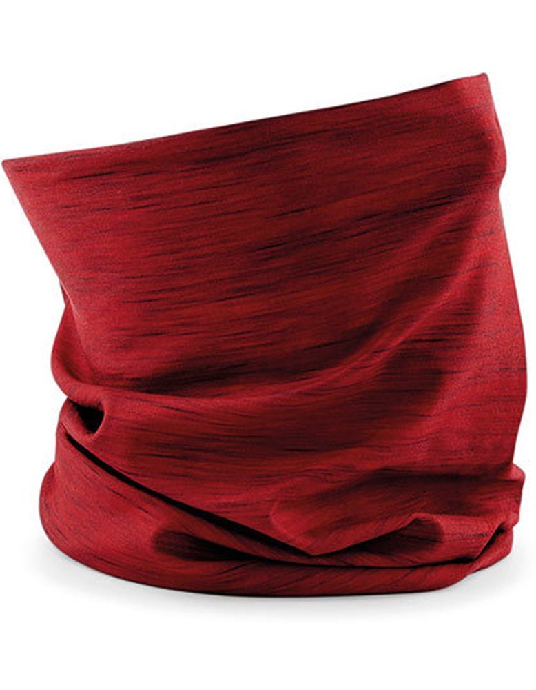 Neckwarmer Beechfield® Spacer-Effekt Halstuch Schlauchschal, Gedruckter Red