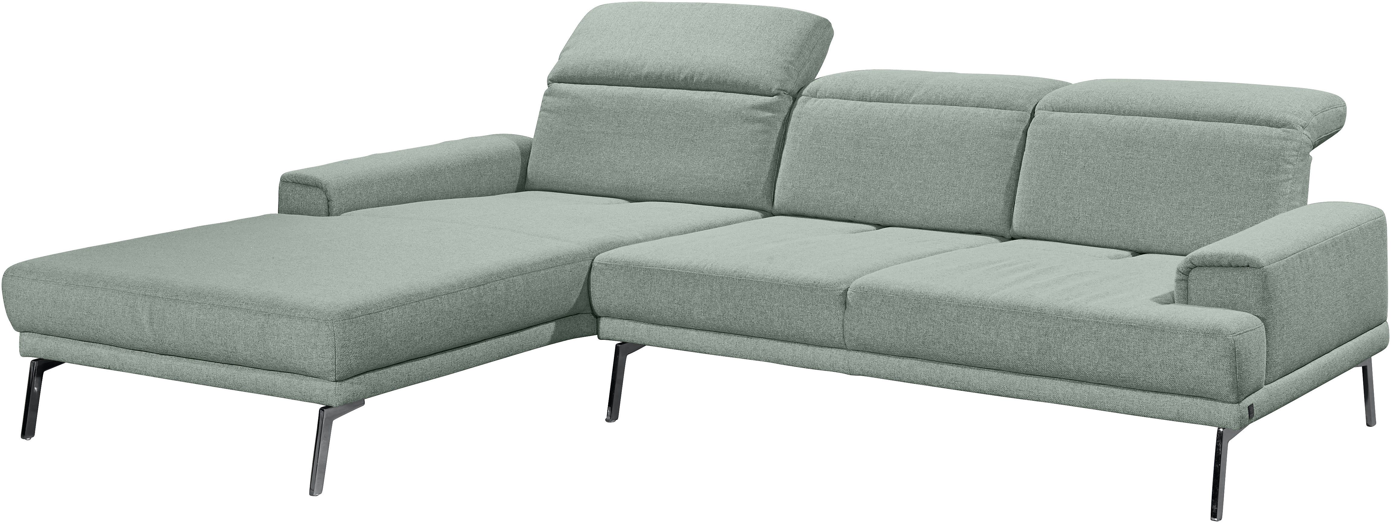 Musterring Ecksofa "MR 4580", mit Kopf- und Sitztiefenverstellung, Metallfu günstig online kaufen