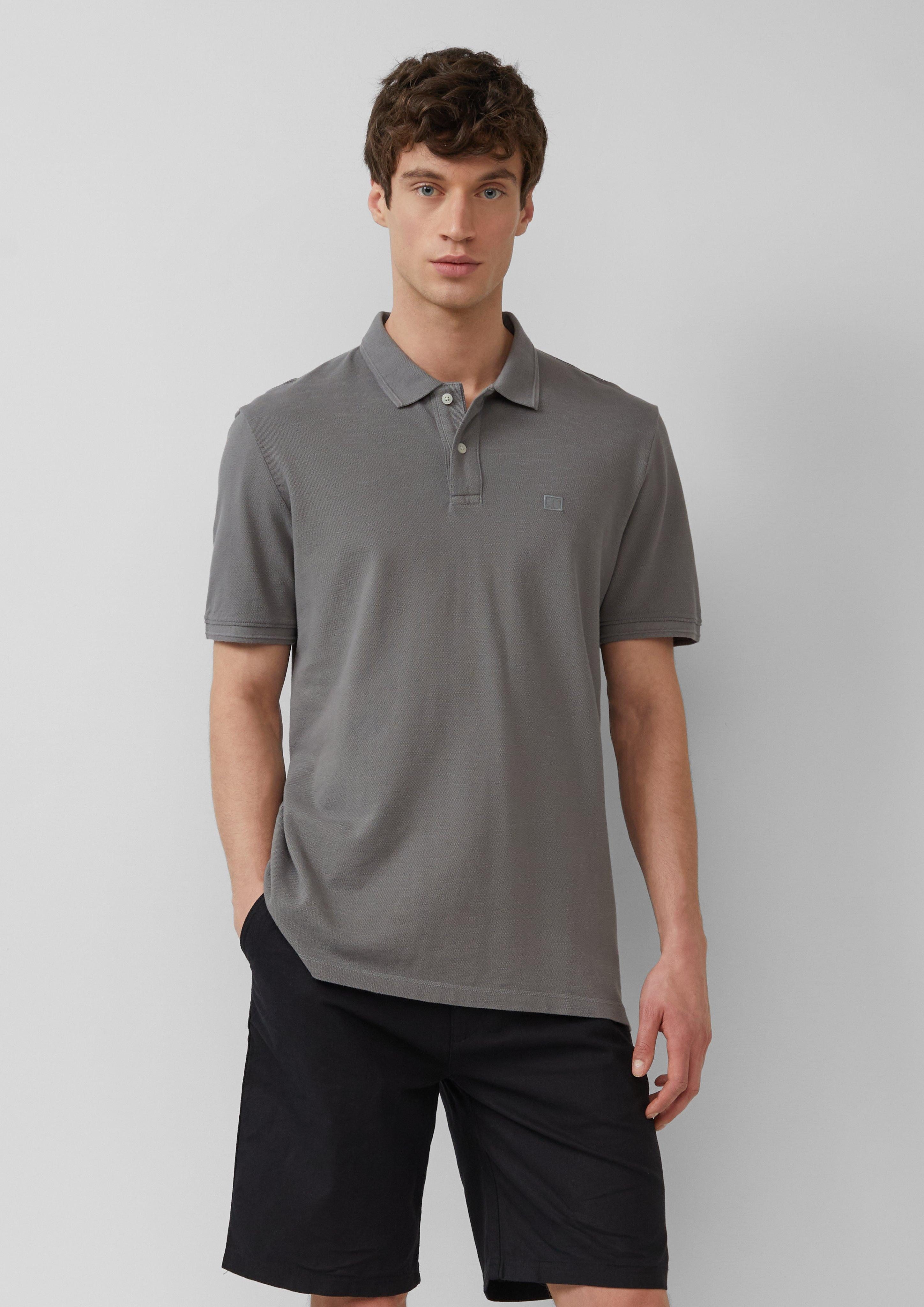 s.Oliver Kurzarmshirt Poloshirt mit kleinem Labelpatch günstig online kaufen