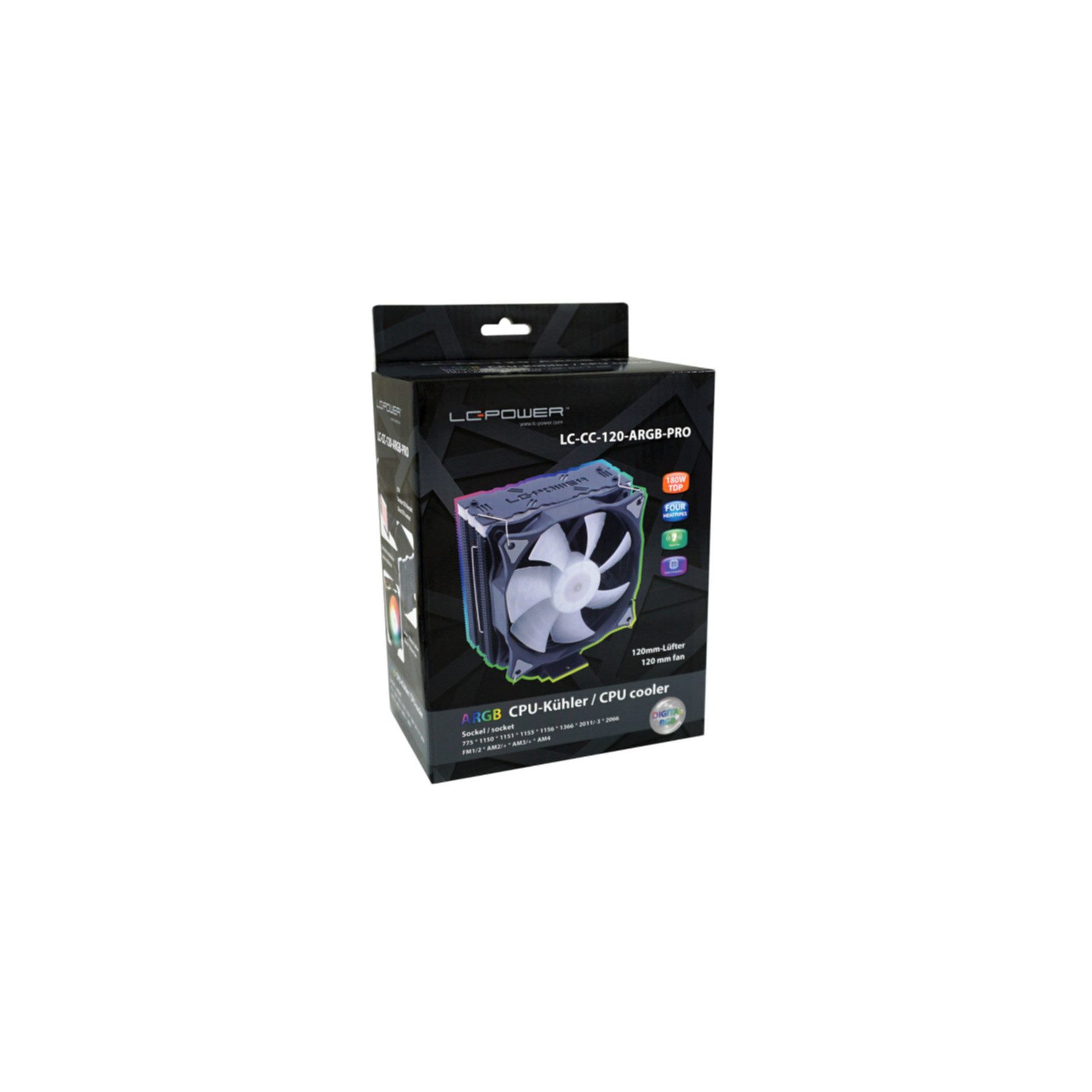 LC-Power Gehäuselüfter LC-CC-120-ARGB-PRO