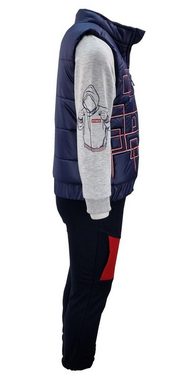 Fashion Boy Sweatanzug Sweatanzug mit Weste JFT5031 (Set, mit Weste)