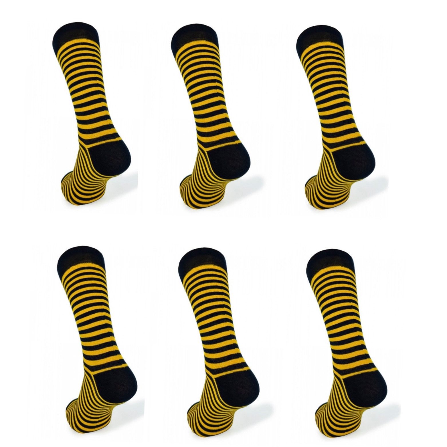 Aurellie Socken Socken für Männer mit Bienenmuster Herrensocken (6-Paar) günstig online kaufen