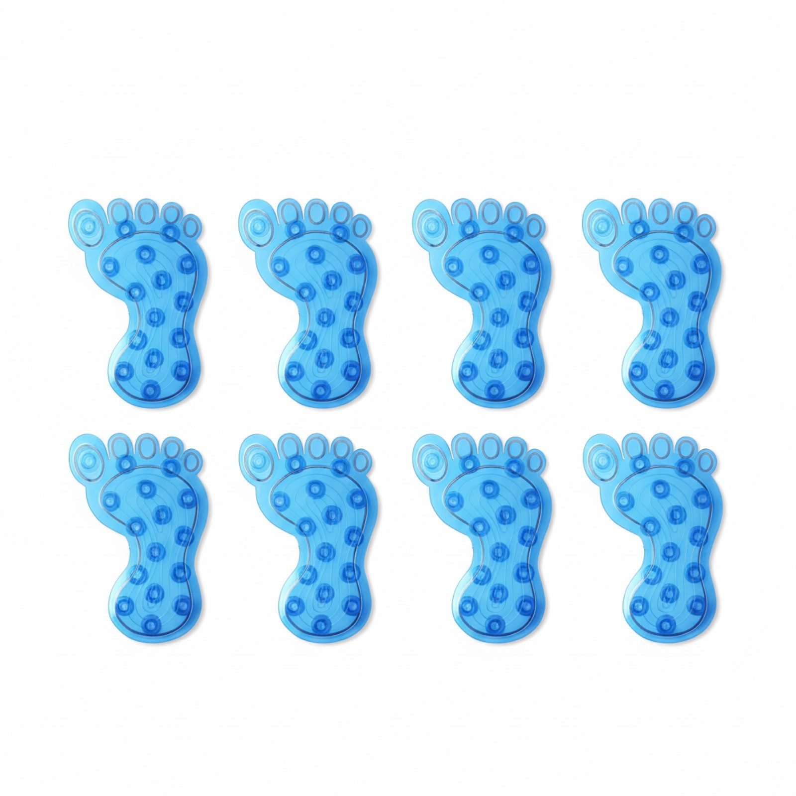 HAC24 Duscheinlage Anti-Rutsch Pads für Dusche & Badewanne Rutschfeste Duschpads, B: 9,5 cm, L: 14,5 cm, Set, 8-tlg., mit Saugnäpfen