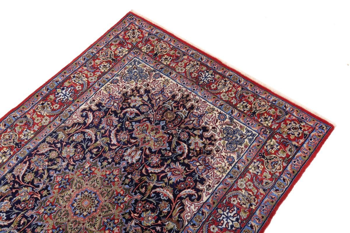 Orientteppich Isfahan Seidenkette 112x177 rechteckig, Trading, Höhe: Nain Orientteppich, mm Handgeknüpfter 6