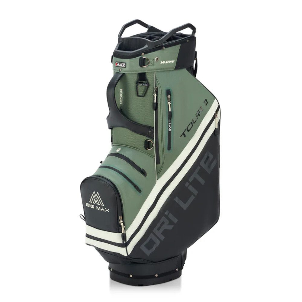 BIG MAX Cartbag Big Max Cartbag Dri Lite Tour 2 Schwarz Oliv 14-Fach Divider