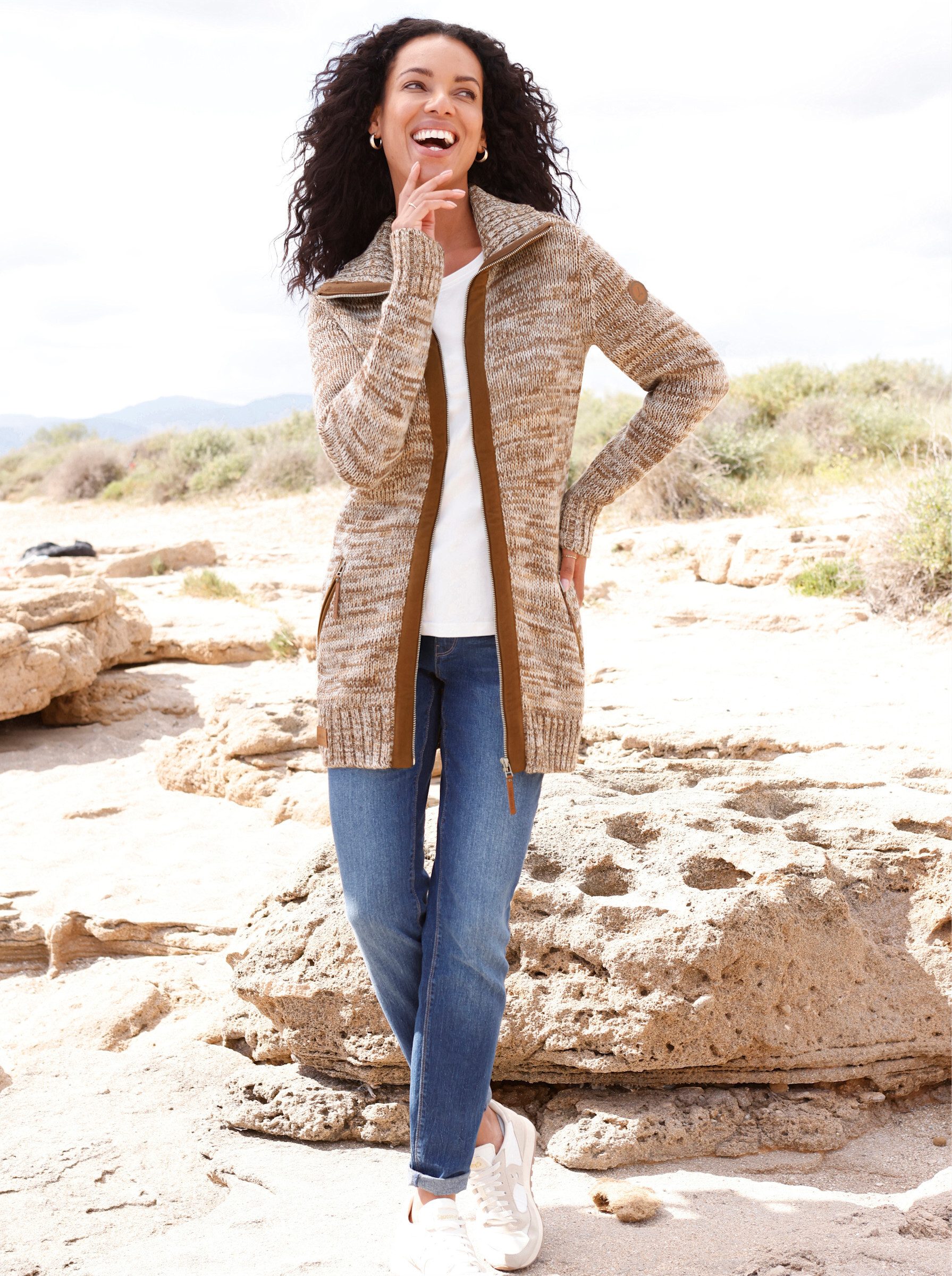 Witt Strickjacke Strickjacke Langarm Jersey günstig online kaufen