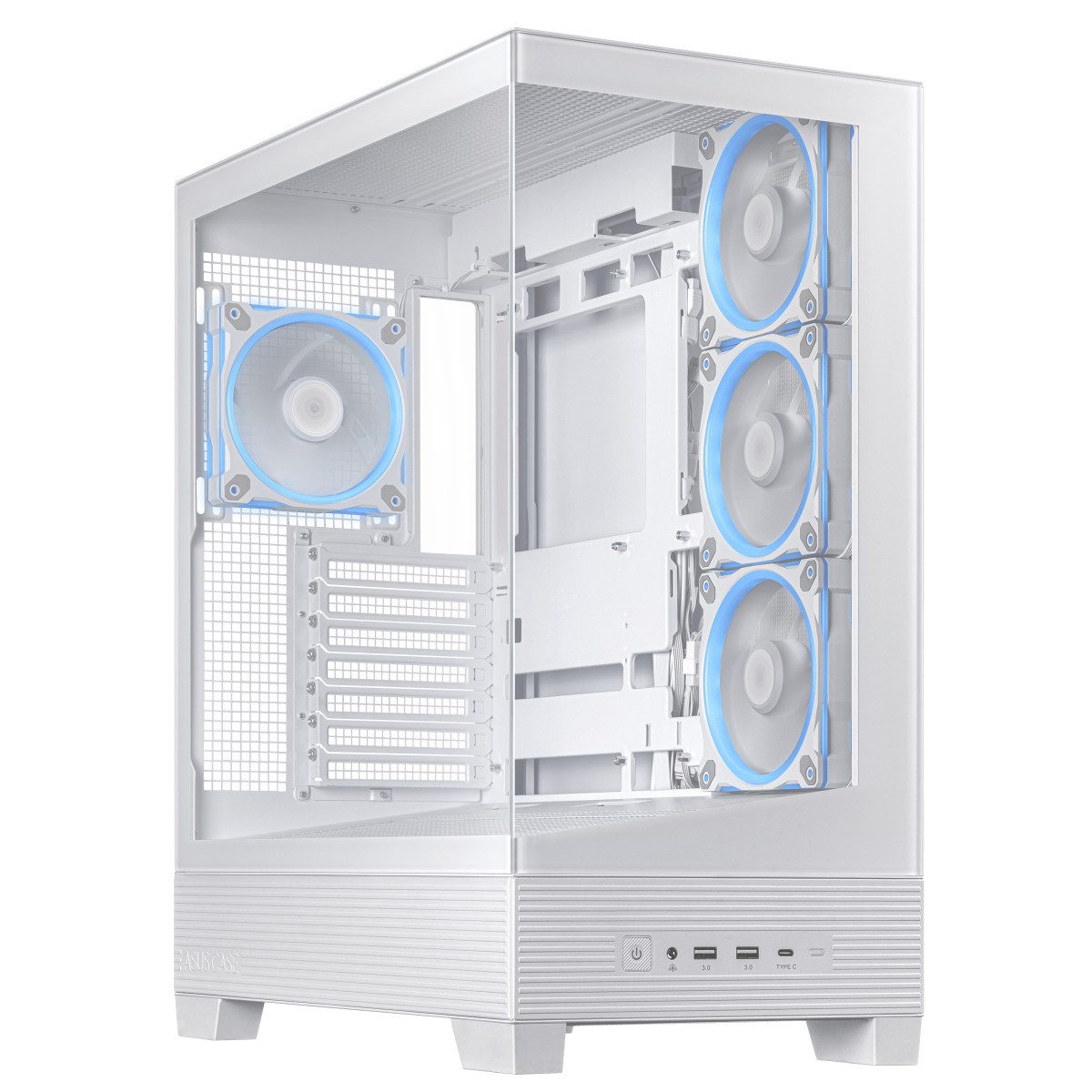 Asus PC-Gehäuse A31 PLUS TG ARGB White