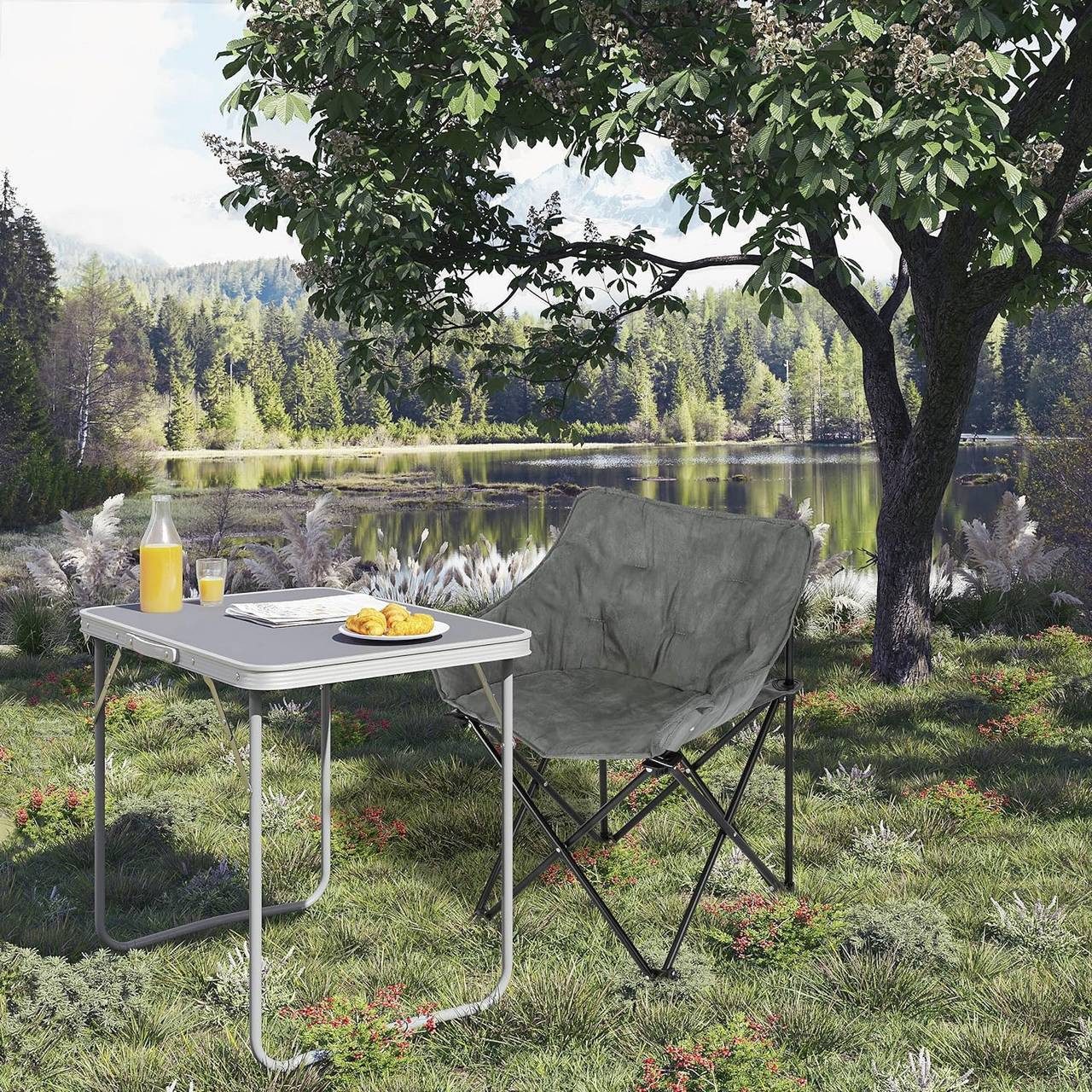 Woltu Campingstuhl (2 St), faltbar, gepolstert, günstig online kaufen