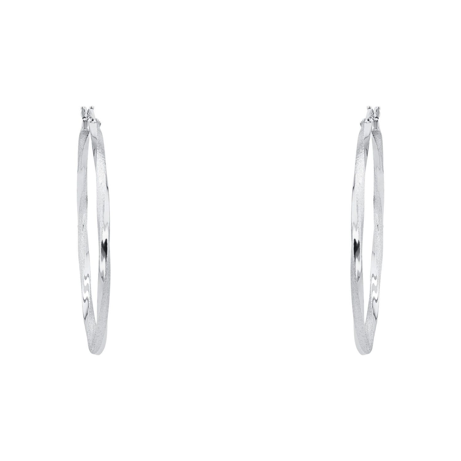 Amor Paar Creolen Amor Creolen für Damen, 925 Sterling Silber (Creolen, 1-tlg)