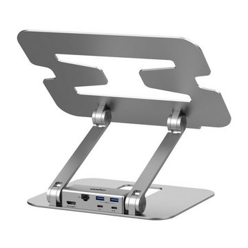 Rapoo Laptop-Ständer mit 5-in-1 USB-C Multiport Adapter Laptop-Ständer