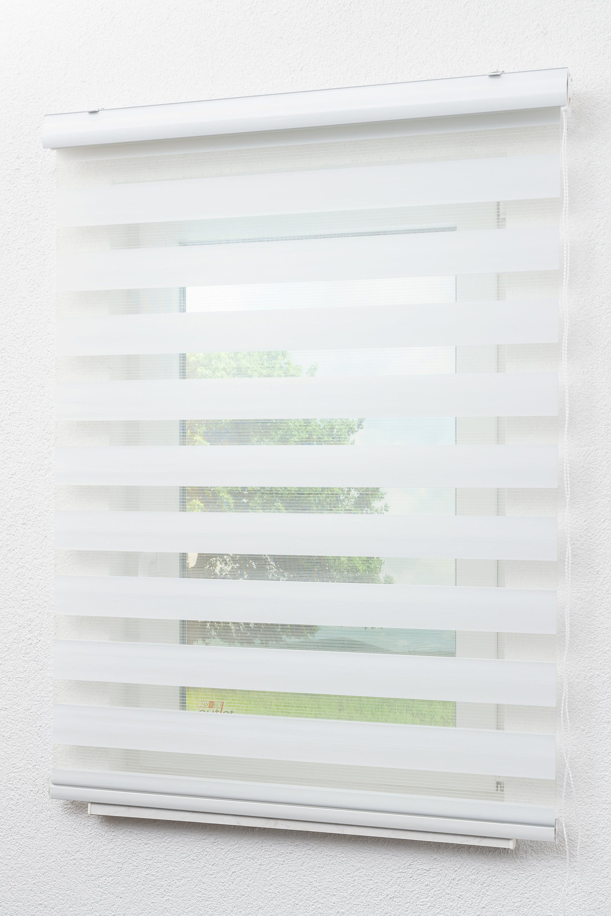 Rollo mit Blende, LYSEL®, blickdicht, HxB 130x40cm