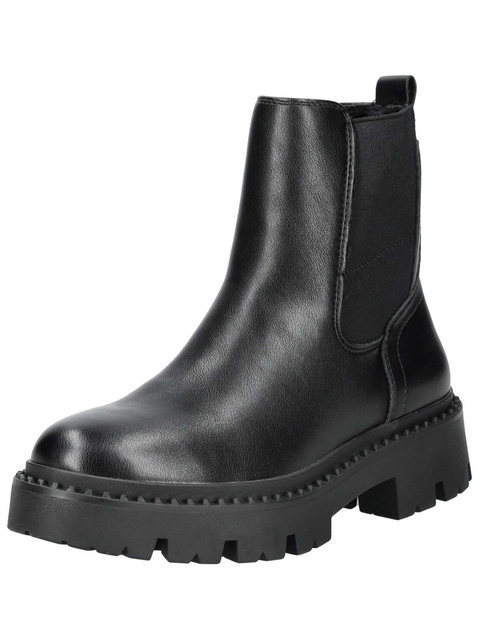TOM TAILOR Stiefelette Lederimitat/Textil Stiefelette günstig online kaufen