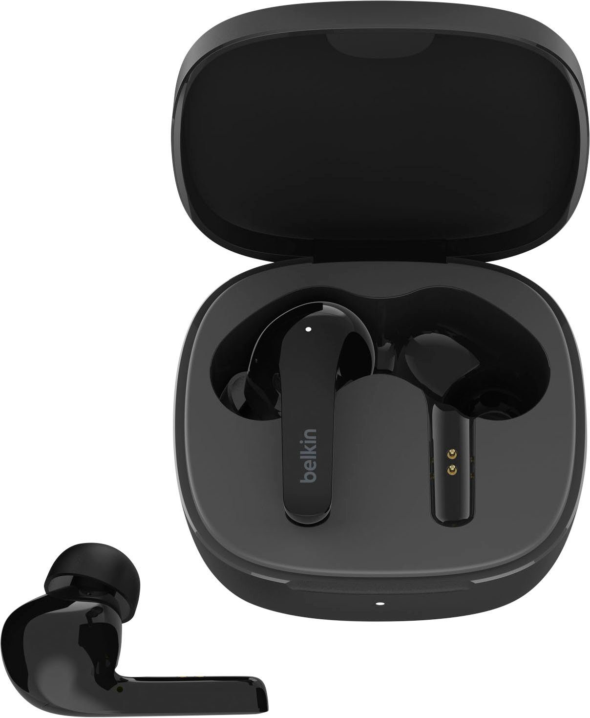 Belkin SOUNDFORM Flow In-Ear-Kopfhörer (Active Noise Cancelling (ANC), Freisprechfunktion, mit Noise Cancelling) Schwarz