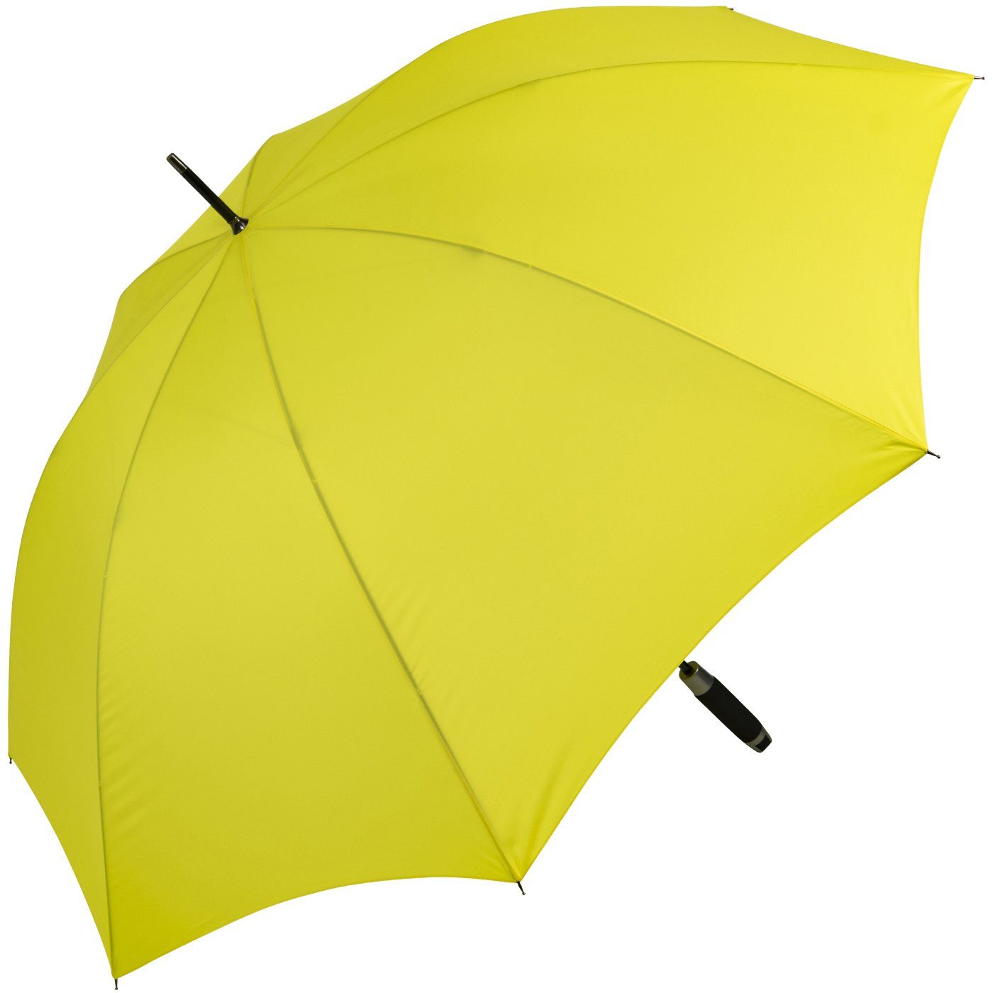 doppler® Stockregenschirm XXL Golfschirm, Partnerschirm für Damen und Herren, groß und stabil, uni-Sommerfarben - gelb