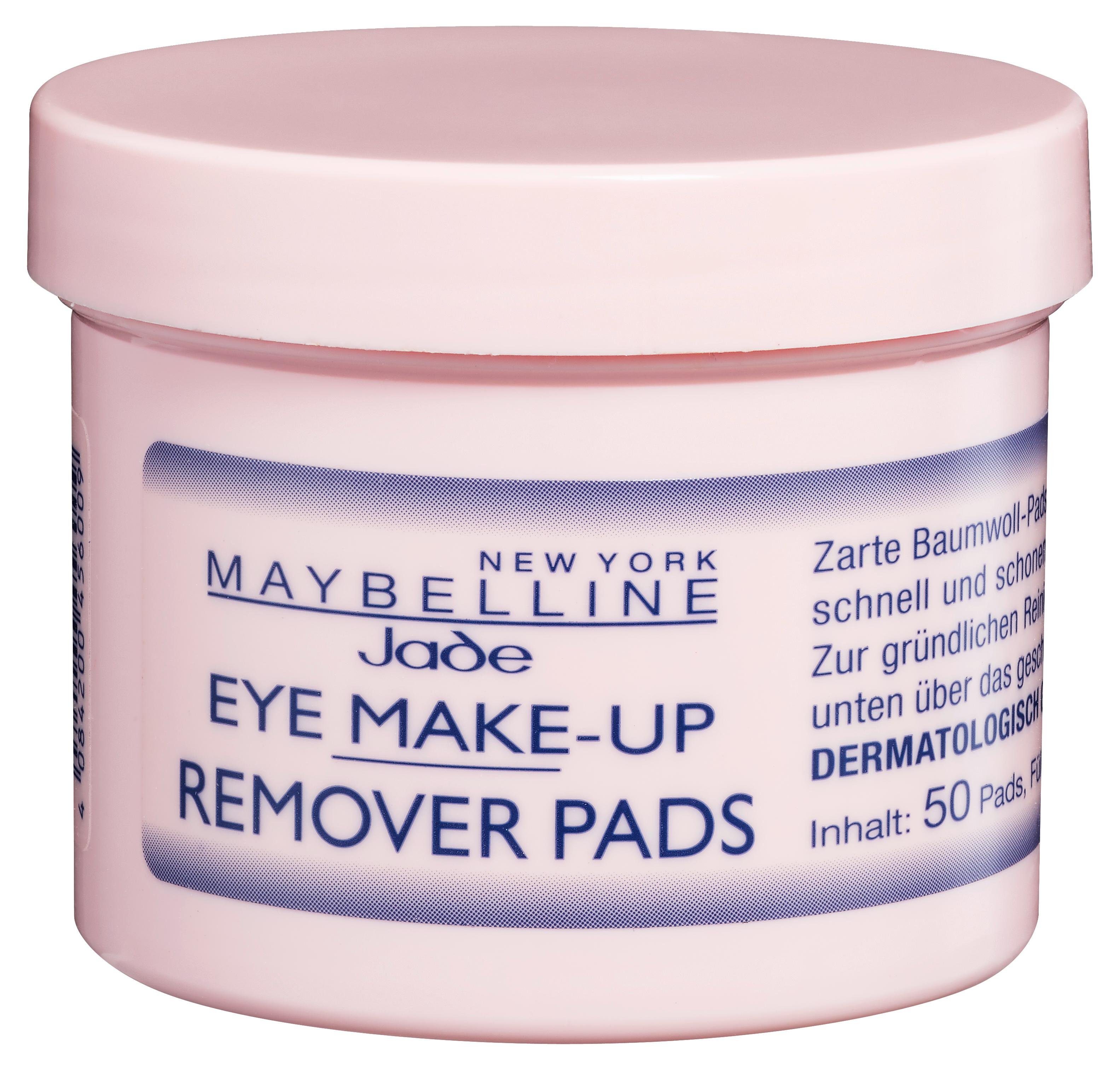 MAYBELLINE Augen-Make-up-Entferner Remover Make-Up YORK Pads NEW Eye